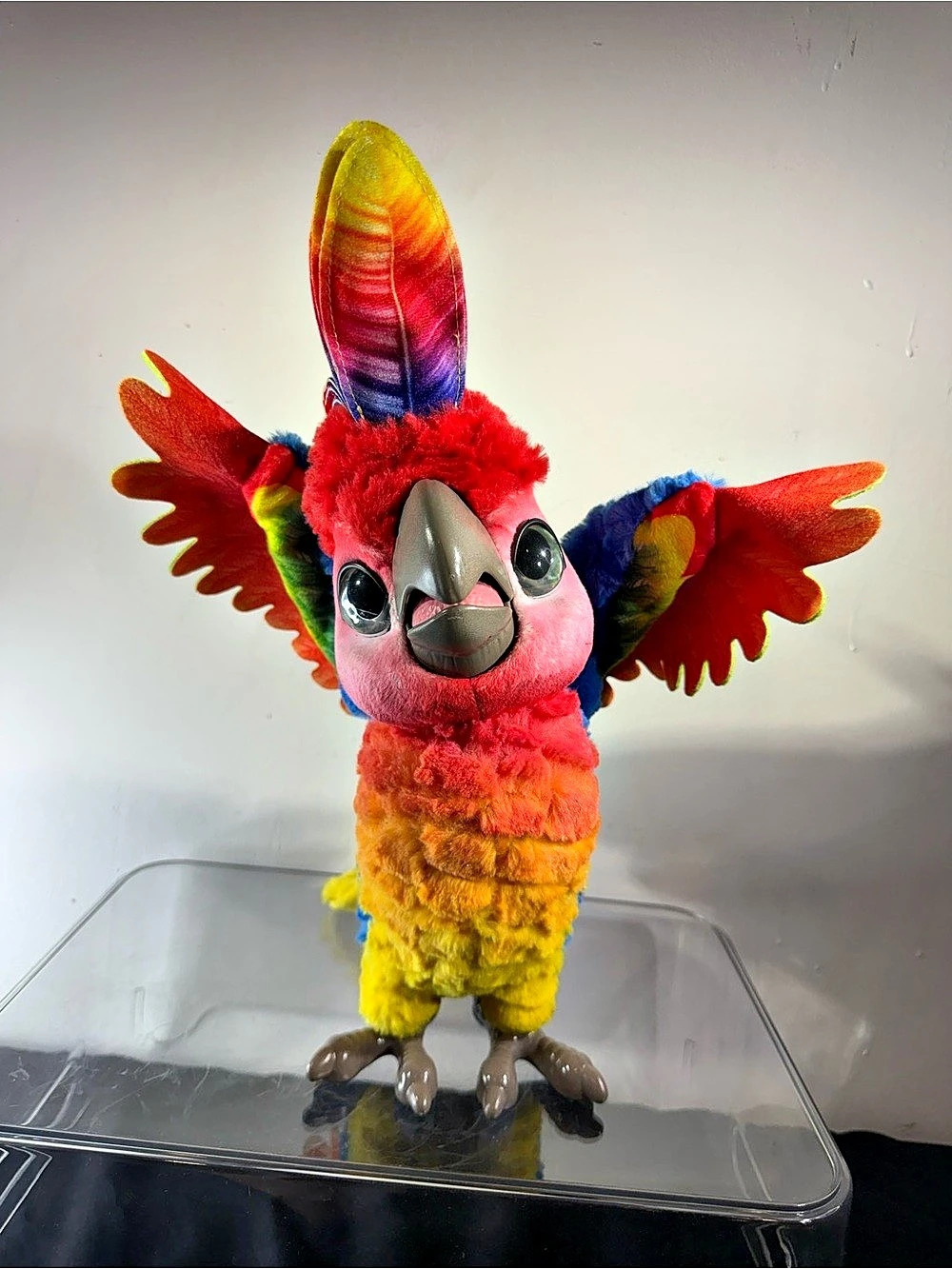 FurReal Rock-a-Too Interactive Talking Dancing Parrot – Works